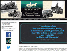 Tablet Screenshot of mowercountyhistory.org
